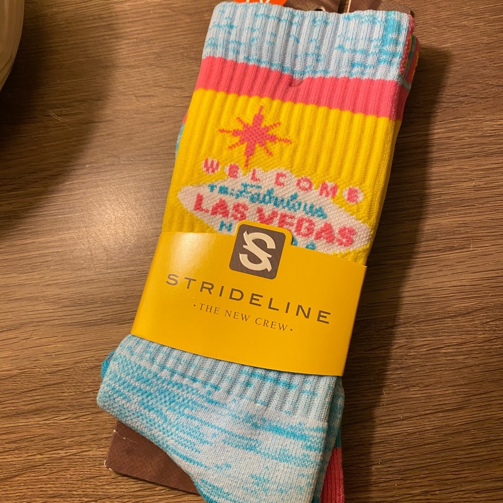 Men’s STRIDELINE “Welcome to Las Vegas” Socks